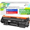 GREENPRINT CON CHIP Cartuccia Toner Compatibile 135A W1350A Nero 1100 Pagine per M207 M207dw M209 M209d M209dw M234 M234d M234dw M234sdw M234sdn M235sdw, Non Funziona con Modello H P + che Termina con ''e''