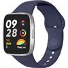 Vancle Cinturino Solo per Xiaomi Redmi Watch 3 Active, Cinturini Silicone Morbido Braccialetto per Redmi Watch Active 3