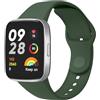 Vancle Cinturino Solo per Xiaomi Redmi Watch 3 Active, Cinturini Silicone Morbido Braccialetto per Redmi Watch Active 3