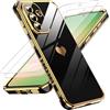 LeYi Cover per Samsung Galaxy A56 5G con 2 Pezzi Vetro Temperato(Nero) | Custodia Amore Cuore Paraurti Morbido Silicone TPU Sottile Case con Protezione Fotocamera per Samsung A56 Donne