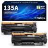 Halloya 135A W1350A con chip compatibile con HP 135A W1350A | Compatibile con LaserJet MFP M234dw M234sdw M234sdn M234dwn M209dw M209dwn M234 M209 (2 nero)