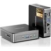 GEEKOM Air12 Mini PC , Intel Alder Lake N100, 16 GB RAM DDR5 SSD 512 GB | 2026 PC per studenti, supporto di 3 anni, supporto 4K, doppio schermo, WiFi 6, HDMI, VESA per aziende e ufficio domestico