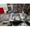 Franke Lavello da Cucina 2 Vasche a Destra ad Incasso 116X50 cm Acciaio Inox Modello Radar 101.0053.247 Franke AMMACCATO