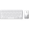 Merkloos Tastiera e mouse wireless - Bluetooth - QWERTY USA - Argento - Set compatto Slim CEX1