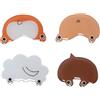 Pearhead Set di 4 magneti per cani, barboncino, carlino, corgi butt, amanti dei cani, magneti per frigorifero
