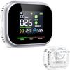 OHFAMO Rilevatore Fumo, Gas e Monossido di Carbonio 5 in 1, Sensore 5 anni | Spina e Batteria per Casa, Allarme per Casa Conforme EN 50291, Display LCD e Memoria Picco - Casa, Camper, Caravan, HD16