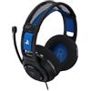 Turtle Beach Atlas 200 Cuffie multipiattaforma con cavo per PS5, PS4, PC | Nero, licenza PlayStation, driver 50 mm, audio 3D, microfono Flip-to-Mute, auricolari in memory foam, arco flottante, leggere