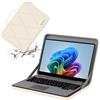 Smatree M85TW Custodia rigida da 15,6 pollici per HP/DELL/MSI/ACER | Per HP 15/HP 255 G9, DELL Latitude, MSI Modern 14/15/15 H, per ACER Aspire 3/5/Go 15/Vero Green, Bianco (X8278TW)