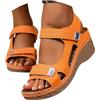 Vhersily Sandali Donna Estive con Plantare Estraibile Sandali Eleganti con Tacco Sandalo a Punta Aperta Comodi con Zeppa Scarpe Ortopediche Plantari Arch Fit Cinturino alla Caviglia per Ufficio