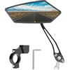 Diyife Specchietti per Bicicletta, [1Pcs-Sinistra]Diyife Specchietto Retrovisore | Girevole a 360° Specchietto Bici,Regolabile Specchietto per Monopattino Elettrico, Moto, Bici