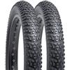 YunSCM 2 pneumatici per bicicletta da 20 pollici, 20 x 2,60, rivestimento 66-406 | Pneumatici da bicicletta da 20 pollici, 20 x 2,60, compatibili con pneumatici per mountain bike