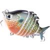 Generico Esche Per Lucioperca Esca a lento affondamento colorata realistica ami | Artificiali Per Pesci Kit accessori, crankbait duro da immersione, esca per black bass, trota, luccio, lucioperca