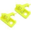 GATHINESS 2 Pezzi Livella per Arco Allineamento Verticale e Orizzontale gialla | Strumento Portatile in Plastica, Tacche e Scanalature Guida, per Archi Compound e Ricurvi