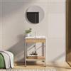 DEGHI Mobile bagno a terra 70 cm champagne e rovere con lavabo integrato - Axis