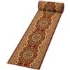 Mazovia Tappeto Passatoia Corridoio 80x200cm Marrone Orientale Tradizionale | Tappeto Passatoia per Cucina Lavanderia Camera da Letto Antiallergico Facile da Pulire Adatto Agli Animali Venduto al Metro