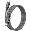 RAVIAD 100W Cavo USB C USB C [2M] Cavo USB Type-C Ricarica Rapida | PD3.0 5A Nylon Cavo Tipo C Caricabatterie Cellulare per iPhone 17 16 15 Pro, Galaxy S26 S25 S24 S23, Pixel, iPad Pro, MacBook