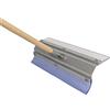 OPTIMO-S Scivolo universale Pro | Pala da neve, spazzaneve e spingi ad acqua, manico in frassino | profilo in alluminio 50 cm