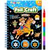 FUNNYB&G Foil Art lavoretti creativi per Bambini: Giochi da Viaggio (Farm) | Kit lavoretti Creativi per Bambini DIY | Regalo Bambina 4 5 6 7 8 9 anni