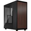 Lustrens Case per PC da gaming, formato mid-tower, colore nero, compatibile con schede madri ATX/mATX/ITX, supporta schede grafiche fino a 355 mm, dotato di 2 ventole PWM da 140 mm, con pannello frontale aperto e dotato di griglia
