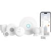 Imou Allarme Casa Senza Fili 9 Pz, Antifurto Casa WiFi, Notifiche App, 1 Sensore di Fumo, 1 Smart Plug, 1 Gateway, 2 Sensori, 2 Sensori di Movimento, 1 Rilevamento Perdite d'Acqua/Temperatura&Umidità