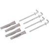 - Tasselli universali gancio angolare LUX-TOOLS Ø 8x47 mm 4 pz