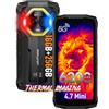 Ulefone Armor MINI 20T PRO Rugged Smartphone 5G con Termocamera, 4,7 HD+ 90Hz telefono indistruttibile, IP68/IP69K, 6200mAh, 16GB+256GB/SD 2TB, 50MP+64MP Notturna, Smartphone Rugged Android 15, LED Camping/GPS/NFC