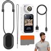 Generico Mini Action Camera Telecamere Corporali Con Registrazione Audio E Video | Elettronica Per Video E Foto Ideale Per Vlogging Viaggi Bambini Animali Famiglia