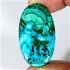 Handmade 50.40Cts Gemma Sciolta Naturale Malachite Crisocolla Ovale Cabochon 23x41x5mm