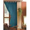 CASAbella Tenda in Tessuto Coprente, Pannello Unico 140x280 cm, Colori: Blu, Salmone, Oro, Verde, Bordeaux, Arancio (Blu)