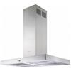 Silverline 4110.9 Cappa ad Isola 90 cm 577 m³-h Classe C 70 dB Pulsanti colore Inox