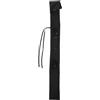 ibasenice Custodia per Tai Chi 120x13x0,5cm in Cotone nero | Tracolla Regolabile, Scomparto Interno Imbottito, Chiusura a Corda, per Trasporto e Ordine Quotidiano