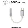 MOONDROP ECHO-A / ECHO-B DSP USB-C a 3.5mm/4.4mm DAC AMP UDB ad Alta Risoluzione, Amplificatore per Cuffie, Decoder Portatile