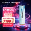 EDILOCA EN880E SSD M.2 1TB NVMe SSD M2 2280 PCIe Gen 4.0x4 Lettura fino a 7100MB/s Unità a Stato Solido Interna per Laptop Desktop PS5