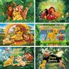 Potdemiel Sfondo per Festa di Compleanno Il Re Leone Simba, Decorazione per Festa a Tema Giungla Tropicale, Banner Personalizzato per Baby Shower