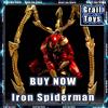 Bandai Action Figure Anime Iron Spiderman Peter Figurine Kaiyodo Amazing Yamaguchi Statua Modello Spider Man Giocattolo Regalo