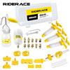 riderace Kit di strumenti per spurgo olio freni a disco idraulici per biciclette, compatibile con SHIMANO, SRAM, MAGURA, Avid, serie MTB e bici da strada, strumento universale per la riparazione dei freni.
