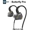 BGVP Butterfly Pro Auricolari In-Ear con Driver Ibrido 1DD+1BA, Audio Hi-Res, Cuffie Musicali HiFi, Cavo Intercambiabile MMCX, IEM Cablati