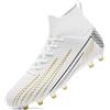 DimaiGlobal Scarpe da Calcio con Tacchetti Uomo Donna Scarpe da Calcetto per Prato Artificiale Futsal e Allenamento per Interno/Esterno High Top Antiscivolo Junior
