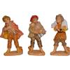 - Pastori per presepe figura decorativa effetto legno 10 cm in busta 3 pz