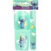 Disney Stitch - Set da viaggio in tre pezzi: portaspazzolino, bicchiere e contenitore per sapone