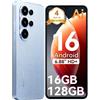 Blackview Smartphone Blackview Wave 10C senza contratto, Android 16, 6,88", 120 Hz, 1080p, doppia SIM, Face ID, 5000 mAh, Gemini AI, DokeOS 5.0, 1080p, 4G