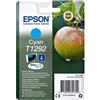 Epson INK EPSON T129 Ciano Mela-Taglia L x SX230 SX235W BX320FW WF-7015 WF-7515 WF-7525 WF-3010DW WF-3520DWF WF-3530DTWF WF-3540DTWF