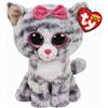 Ty Kiki la gattina con gli occhi rosa scintillanti - peluche 15 cm - ty beanie boos
