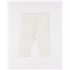 Prénatal Leggings bimba felpati Panna con Micro-Fiori