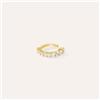 Stroili Ear Cuff Punto Luce Silver Glow Argento Dorato Cubic Zirconia