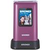 Brondi CELLULARE BRONDI AMICO PREZIOSO DUOS VIOLET ITALIA