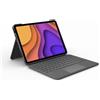 Logitech Folio Touch QWERTY Inglese britannico Smart Connector Grigio (FOLIO TOU