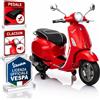 TOYSCAR electronic way to drive Vespa Primavera Elettrica per Bambini 12V Licenza Ufficiale Piaggio Sedile Pelle