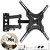 StarTech Supporto a parete per TV - Supporto a parete motorizzato - Inclinabile - Estensibile - Per televisori fino a 140 cm - Massimo 20 kg - 1 pezzo, colore nero