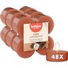 Bolsius - Maxi lumini profumati - mela e cannella - Marrone - 48 pezzi - Estratti naturali - Contiene cera vegana - Senza olio di palma